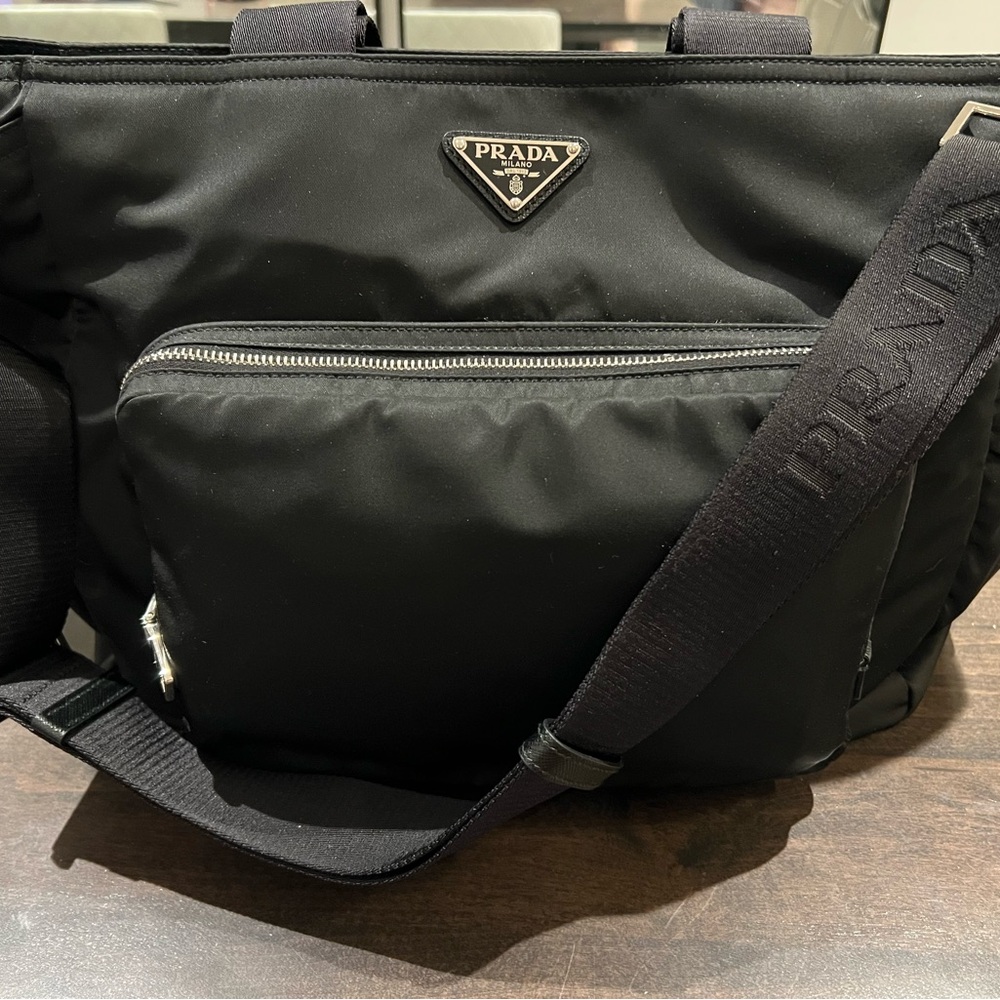 Prada Black Baby Bag or Messenger bag